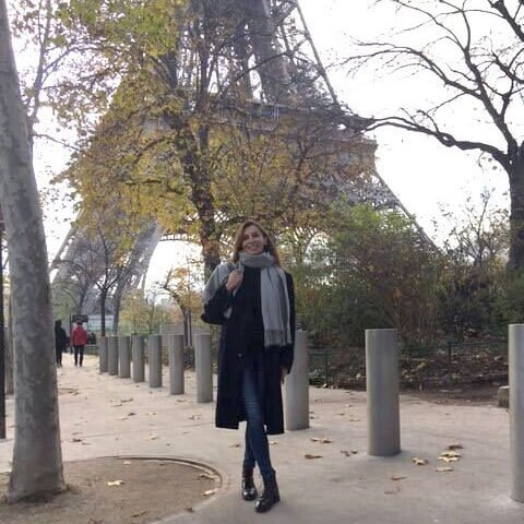 Portrait of Caroline, French teacher at Language Atelier near Eiffel Tower
