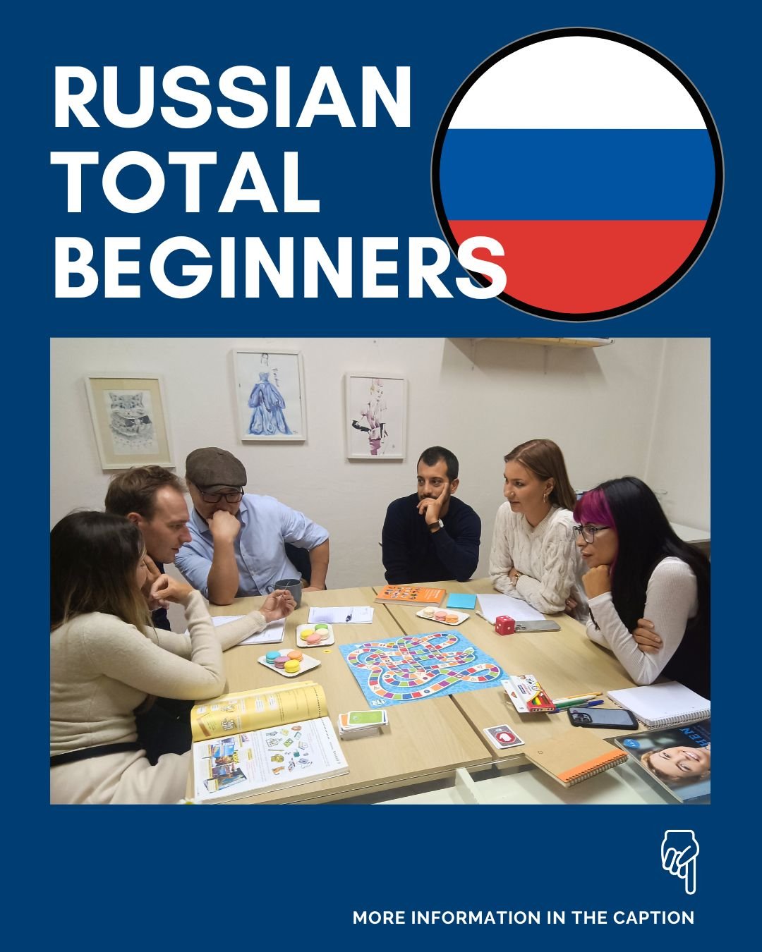 Russian for total beginners at Language Atelier Prague